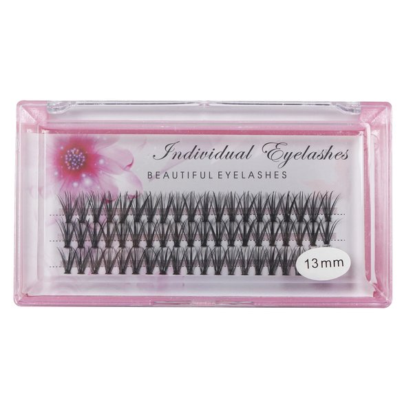 Bodermincer 8-20mm to Choose 0.07 Thickness 20D Cluster False Eyelashes Natrual Mink Hair Silk Lashes Eyelash Extensions Fake Lashes (14mm)