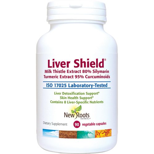 New Roots Herbal Liver Shield (90 Capsules) Liver Detox & Cleanse Supplements for Men and Women with Milk Thistle, Dandelion Extract & Beet Root | Health Formula for 90-Days of Support