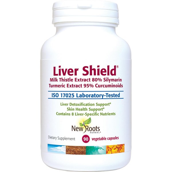 New Roots Herbal Liver Shield (90 Capsules) Liver Detox & Cleanse Supplements for Men and Women with Milk Thistle, Dandelion Extract & Beet Root | Health Formula for 90-Days of Support