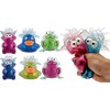 JA-RU Squeezy Goblin Monster Squishy Toys for Kids (6 Mochi Squishy Toy Assorted) Jumbo Glitter Stress Ball. Anger Management Toys, Sensory Bin Filler, Bulk Party Favors. 4348-6s