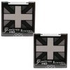 Pack of 2 Rimmel Glam Eyes HD Quad Eye Shadow, Black Cab 001