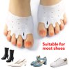 Gel Metatarsal Pads 6Pcs, Ball of Foot Cushions with Breathable Honeycomb Toe Separator Mortons Neuroma Callus Metatarsal Foot Pain Relief Bunion Forefoot Cushioning Relief Women (Style 2)