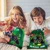 16 Pieces Video Game Drawstring Bags Video Game Party Favors 12 x 10 Inch Game Birthday Supplies Game on Theme Gifts Bags for Boys Kids Birthday Party Decoration(Creative)