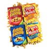 Crunch n Munch, Fiddle Faddle Ideal Variety 4 Pack - 2 Crunch n Munch (Caramel and Buttery Toffee) Plus 2 Fiddle Faddle (Butter Toffee and Carmel)| A Box of Each Popcorn Snack Flavor (4 Boxes)