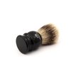 Edwin Jagger 1EJ466 Medium Silver Tip Badger Shaving Brush, Imitation Ebony for use with Shaving Cream or Soap for Men