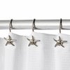 Hermosa Collection Decorative Star Fish Chrome Shower Curtain Hooks - Upgrade Your Bathroom Style and Stop Being Embarassed!