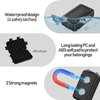 Magnetic Key Box, Hide A Key Magnetic Car Key Holder Key Hider, Waterproof Hidden Key Holder Car Key Case for Outdoor Travel, Magnetic Key Box for Under Car Vehicles (2, Black)