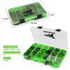 KastKing Bait Vault Camouflage Tackle Box, Plastic Tackle Trays, Fishing Tackle Box Storage Organizer with Removable Dividers, 2 Packs Lure Boxes Terminal Tackle Storage, Rounded Corner
