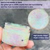 2 Pack Holographic Body Glitter Gel for Body, Face, Hair and Lip Color Changing Sparkling Face Glitter Gel for Music Festival Halloween Concerts Art Party Rave (Neon Pink + Pink Chameleon)