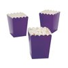 Mini Popcorn Boxes - Purple - Teacher Resources & Birthday Supplies (2 dozen per unit)