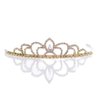Anderson's Sissy Clear Rhinestone Gold Tiara, 1.25 Inches, Women, Girls, Wedding Tiara, Queen Or Princess Prom Tiara Homecoming, Pageant, Wedding, School Dance, Award, Costume, Party, Event