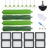 Parts accessories Compatible for iRobot Roomba e5 e6 i1 i2 i3 i4 i5 i6 i7 i8 j5 j6 j7 j8 and all Plus i e j Series Vacuum Cleaner 2 Set Roller Brushes 8 HEPA Filters 8 Side Brushes 1 caster wheel