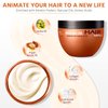 Nuspa Argan Oil Hair Mask - Deep Conditioner Sulfate Free for for Dry Damaged Hair with Organic Jojoba Kernel Oil Aloe Vera Collagen and Keratin