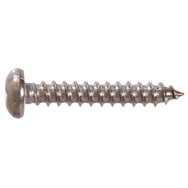Hillman 70908 8 X 1-1/4-Inch Stainless Steel Pan Head Square Drive Sheet Metal Screw, 100-Pack