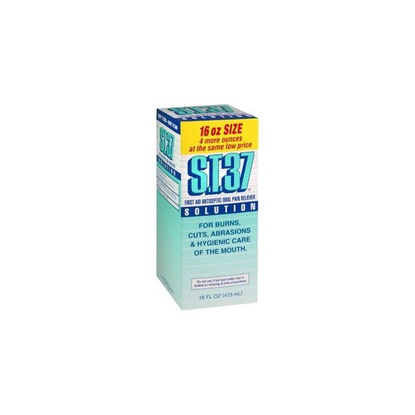 First Aid St 37 Antiseptic Pain Reliever Solution 16 Oz