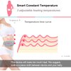 Portable Cordless Electric Waist Belt Device, Fast Heating Pad with 3 Heat Levels and 3 Massage Modes, Back or Belly Heating Pad for Women and Girl