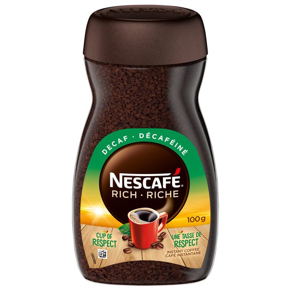 NESCAFÉ RICH Decaffeinated,dark roast Instant Coffee 100g