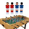 Phinacan 4Pcs Foosball Men Replacement Soccer Table Player Football Players Parts (Red+Blue)