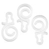 Holiday Joy Christmas Light Clips - Pack of 100 Gutter Hooks for Outdoor String Lights and Decorations - Holds C5, C7, C9, Mini, Rope, Icicle and LED Lighting