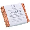 Redecker Copper Thread Mini Scrubber, 2 x 1-5/8 inches, Non-Abrasive Scouring Pad, Scrubber for Cleaning Small Areas, Surfaces, Edges, and Hard to Reach Corners, Made in Netherlands