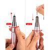 Electric Nail Drill Pen Machine, Efile Nail Drill Handle Handpiece Adjustable 3000RPM Metal Pro Nail File Handle Polishing Manicure Pedicure Accessories for Nail Care Home Salon DIY