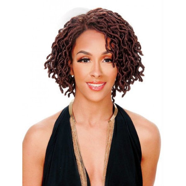 Zury Sis Faux Locs Swiss Synthetic Lace Front Wig – WELLA (99J - Black Wine)