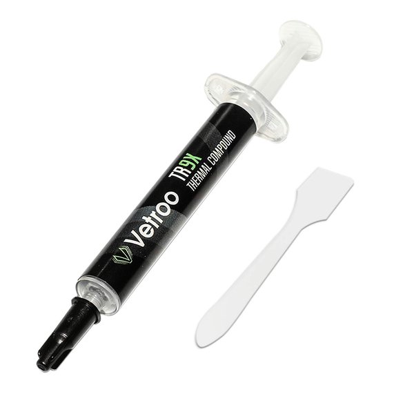Vetroo TR9X Thermal Paste, High Conductive Performance Heatsink Paste Thermal Compound Paste for All Processor/CPU/GPU Easy to Apply