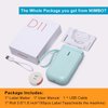 NIIMBOT Label Maker Machine D11 Label Printer Tape Included Portable Wireless Connection Multiple Templates Available for Phone Easy to Use Office Home Organization USB Rechargeable