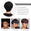 XC CLOUDS pixie cut wig human hair For Black Women Natural black wig human hair wigs human hair glueless wear and go 1b Color short pixie cut wigs human hair