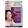 Fashion Angels Design Your Own Glitter Tattoos - 6 Pots of Body Glitter, 1 Soft Makeup Brush, 1 Double-Sided Sticker Sheet, Adhesive Gems and Studs - Easy to Remove - Ages 8 and Up