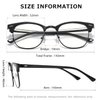 kimorn Blue Light Blocking Glasses Semi Rimless Eyewear For Women Men Blue Ray Filter Lens KS052