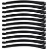 COHEALI 50pcs Simple Black Metal Painting Bobby Pin Classic Diy Hairpins Hair Accessory For Women