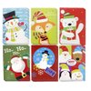 Christmas Happy Holiday Multicolor 6 Design Santa, Snowman, Polar Bear, Reindeer, Festive Characters, Colorful Greeting Cards with Envelopes - 36 Count, 5" x 7"