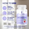 (2 Pack) Flush Factor Plus - Official Flush Factor Plus Capsules, FlushFactorPlus Review, Flush FactorPlus Supplement Support Pills, FlushFactor Plus All Natural Ingredients, 120 Capsules For 2 Months