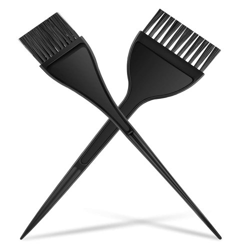 2 Pieces Hair Coloring Brush Hair Dye Tools Set for DIY Hair Coloring Salon Hair Dyeing, Color Tint Applicator-PA03