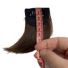 2pcs Human Hair Short Thick Hairpieces Adding Extra Hair Volume Clip in Hair Extensions 4" Brazilian Virgin Hair Topper for Thinning Hair Women and Men 2 packs Lot (Brown)
