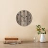 Funny Wood Wall Clock Live Love Lake Time Easy to Read Easy to Use Wall Clock Rural Round Wood Clock for Lake House Deck Office Kitchen Country Wall Decor Wall Decoration