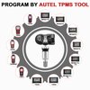 Autel TPMS Sensor Universal 1 Sensor with Dual Frequency (315MHz + 433MHz), Tire Pressure Monitoring Sensor Replacement for 99% Vehicles, Programmable by Autel TPMS Tool (Metal Valve)