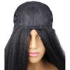 QITAQOTA Long Black Wigs Black Wigs for Women Yaki Wigs None Lace Kinky Straight Wig Synthetic Wigs Hair Replacement Wigs 26 Inch