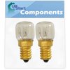 2-Pack 4173175 Light Bulb Replacement for Part Number PS11742328 Oven - Compatible with Whirlpool Oven Light Bulb 4174547