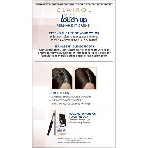 Nice 'n Easy Easy Root Touch-Up, Dark Brown [004] 1 ea (Pack of 10)