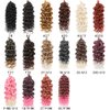 BAESITTE Ocean Wave Crochet Hair 20 inch Soft Hawaii Wavy Braiding Hair 4 Packs Hawaii Wavy Synthetic Crochet Hair Long Curly Hair Extensions #4 Natural Black Color 90g