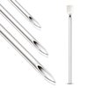 5PCS Piercing Needles 13G 316L Surgical Steel Disposable Sterile Hollow Piercing Needles Ear Nose Belly Nipple Tongue Lip Body Piercing Needles 13 Gauge