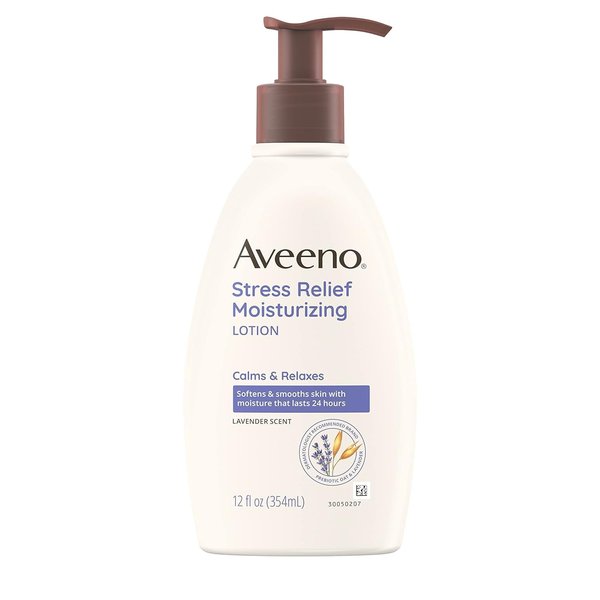 AVEENO Active Naturals Stress Relief Moisturizing Lotion 12 oz (Pack of 3)