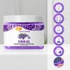 SPA REDI – Exfoliating Scrub Pumice Gel, Lavender and Wildflower, 16 Oz - Manicure, Pedicure and Body Exfoliator Infused with Hyaluronic Acid, Amino Acids, Panthenol and Comfrey Extract