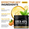 Adellina Urea Cream 40 Percent for Feet, Urea Foot Cream for Dry Cracked Heels Feet Knees Elbows, 40% Urea Foot Repair Lotion with 2% Salicylic Acid, Shea Butter, Tea Tree Oil, Aloe Vera, 5.3 OZ
