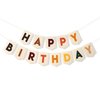 Boho Felt Happy Birthday Banner - Bohemian Birthday Party Decorations,Boy Girl Birthday Felt Banner,Boho Happy Birthday Garland, Window Door Mantels Easy To Hang Decor