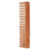 SVATV Handcrafted Neem wood Comb For Detangling Hair For Thick, Curly And Wavy Hair, Non-static And Eco-friendly With Wide Tooth For Grooming Hair Comb - N - 78