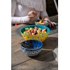 Guzzini Le Murrine 4.7" Bowl (Set of 2) - Blue & Azure - 3 Color Technology, Chip Resistant & Unbreakable, Reusable, BPA-Free, Cereal, Soup, Fruits - Mixing Bowl for Kitchen Ingredients