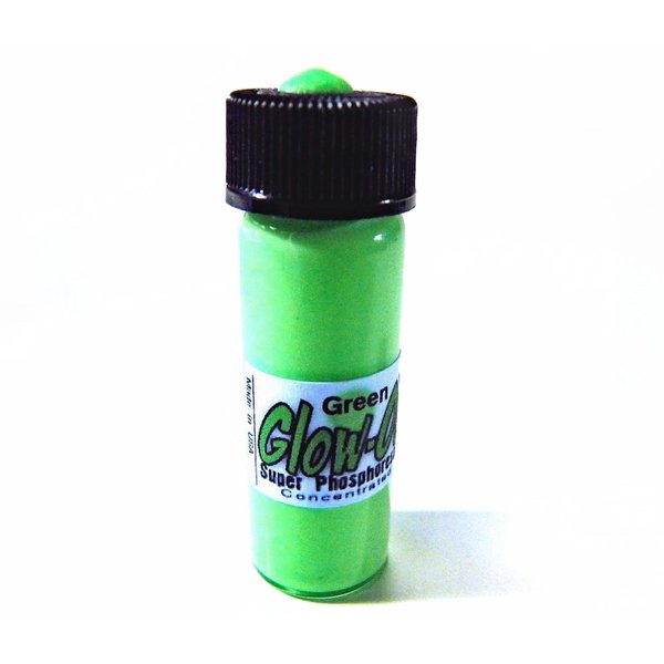 Glow-On Green, Green Color and Green Glow, Night Sights Paint. Medium 4.6 ml Vial. Concentrated, Bright, Long Lasting Glow.